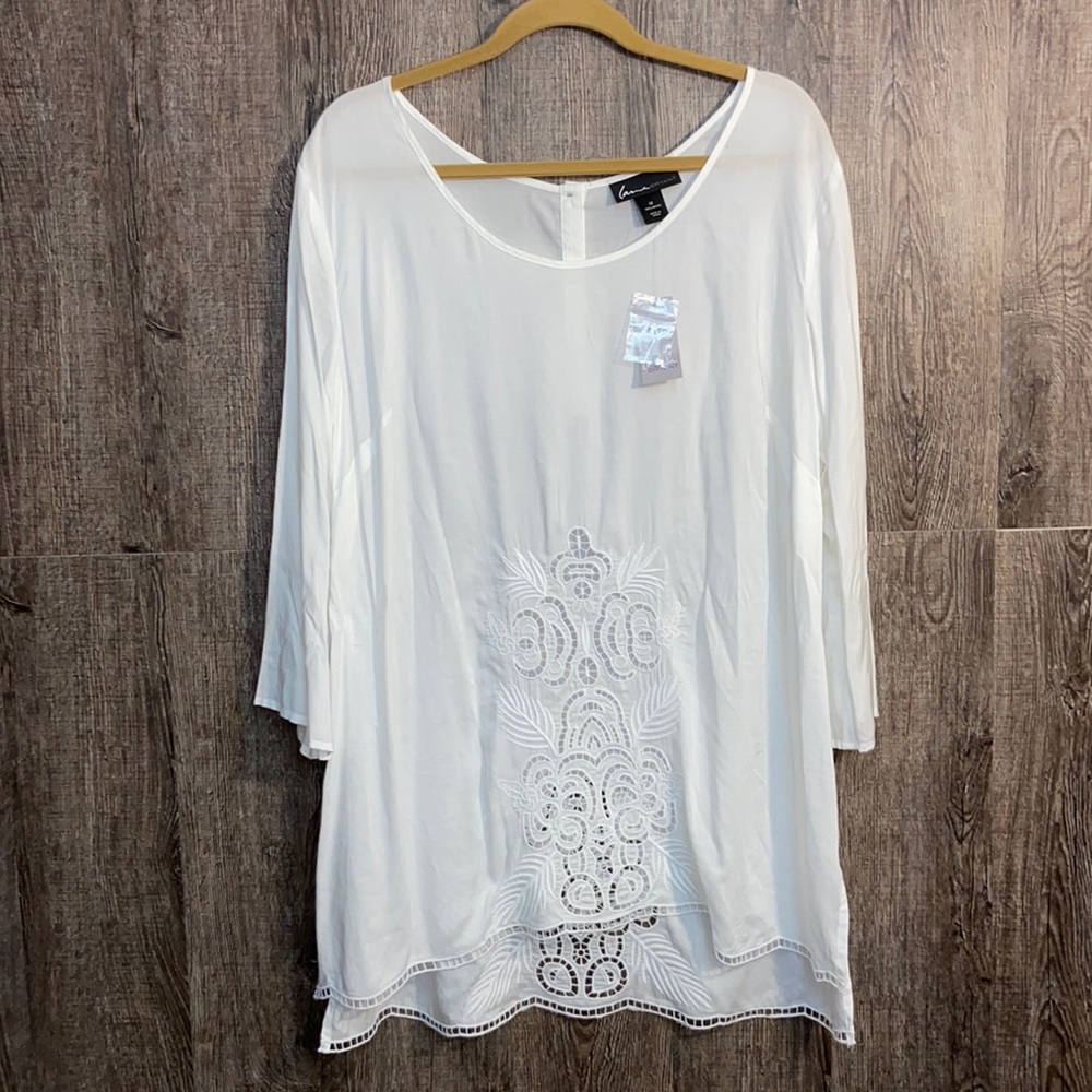 Lane Bryant NWT soft sheer blouse